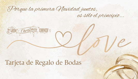 The Little Christmas Corner Regalo de Bodas (Tarjeta) / Wedding Gift Card