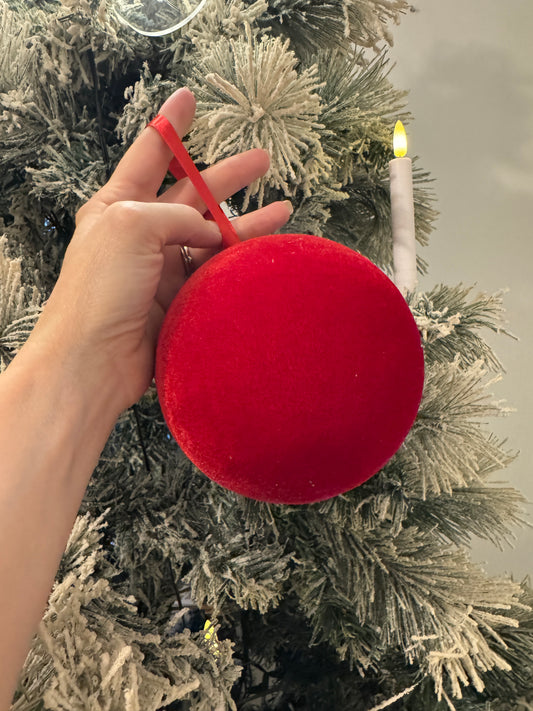 Esferas Rojas terciopelo VR / Red velvet balls VR