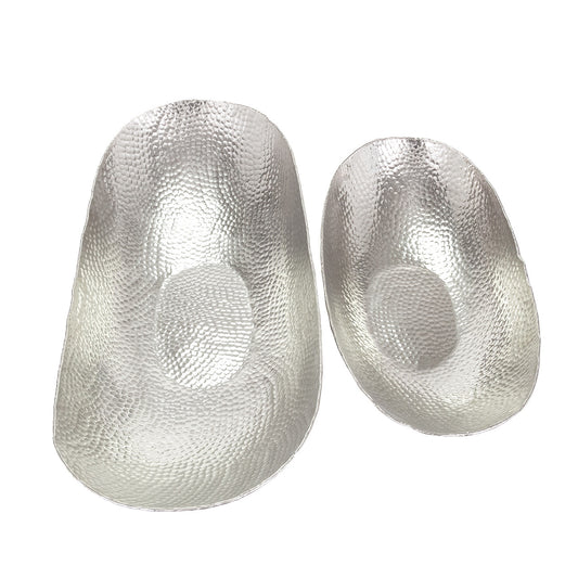 Set 2 bowls plateados CAIRO