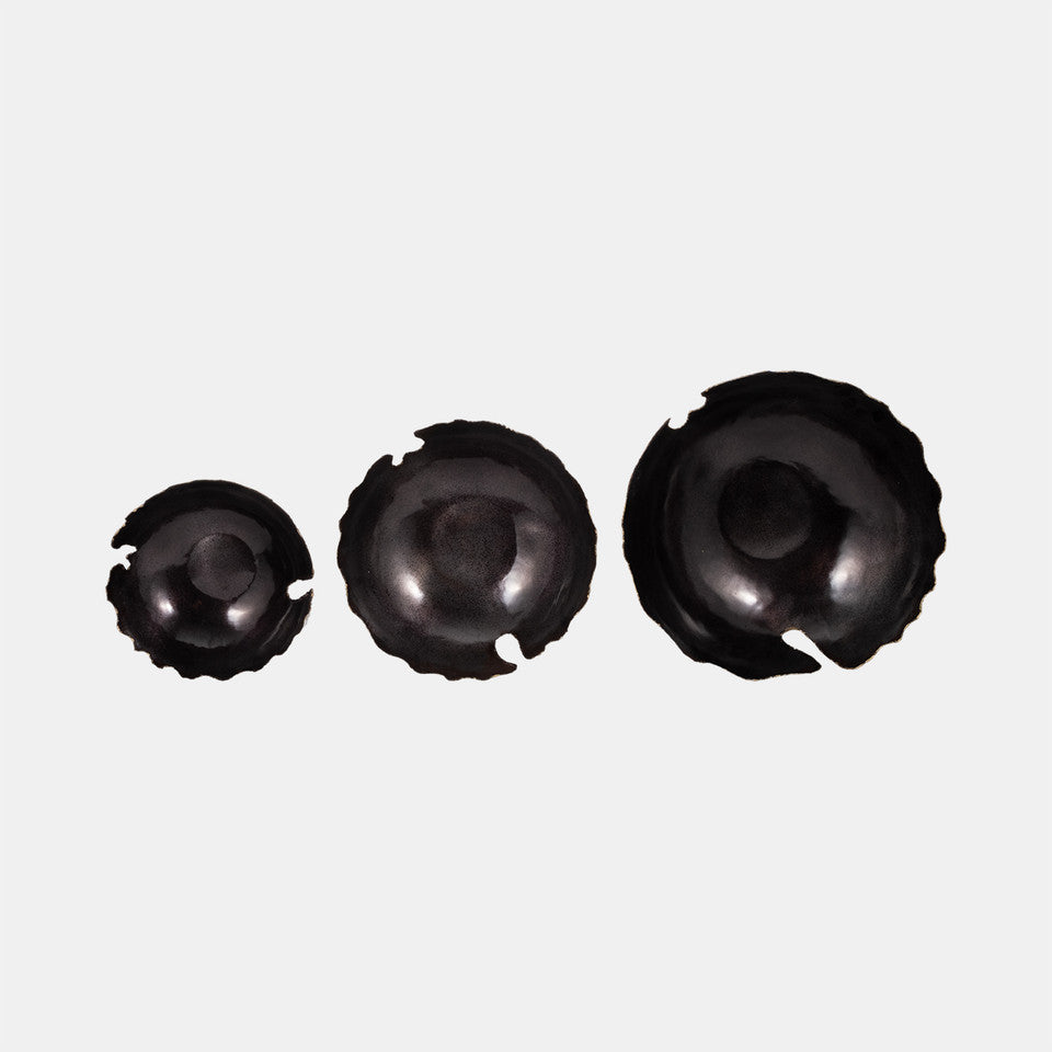 Set de 3 bowls de metal