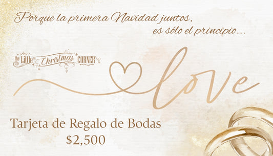The Little Christmas Corner Regalo de Bodas (Tarjeta) / Wedding Gift Card