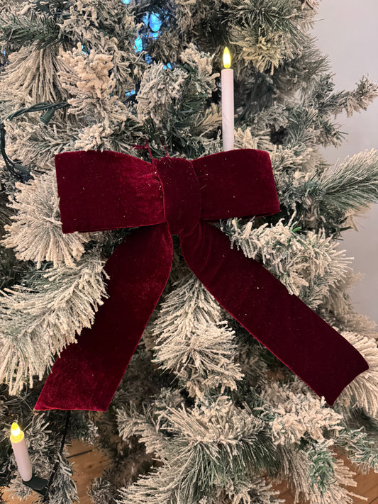 Moños vino VR / Burgundy bows VR