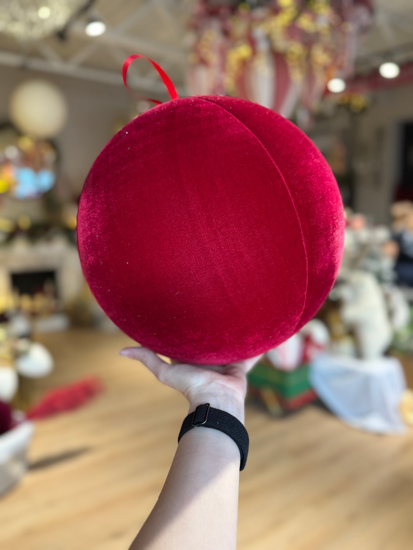 Esferas Rojas terciopelo VR / Red velvet balls VR