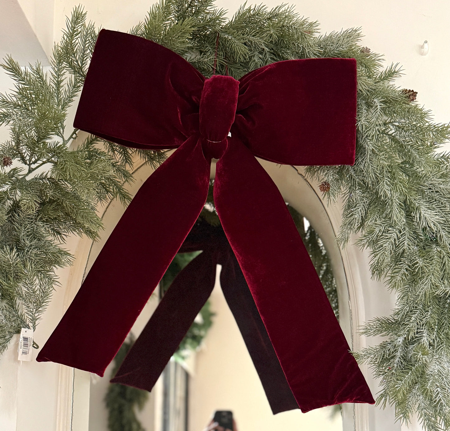Moños vino VR / Burgundy bows VR