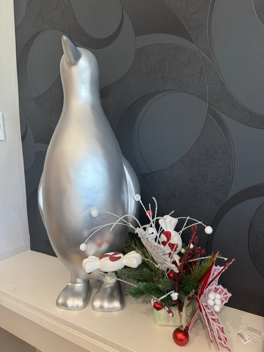 Pinguinos Plata Grande / Big Silver Penguin