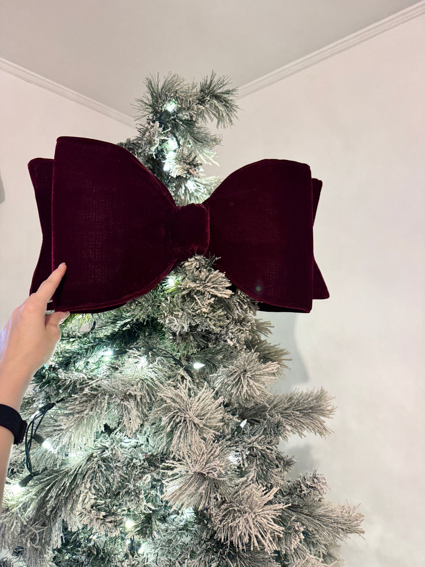 Moños vino VR / Burgundy bows VR