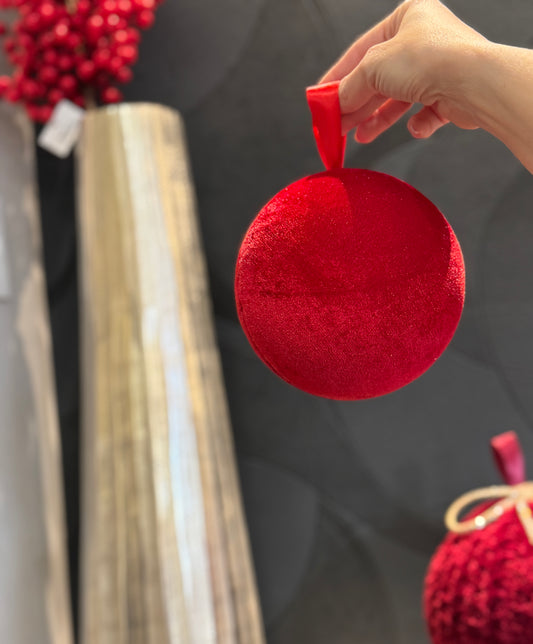 Esferas Rojas terciopelo VR / Red velvet balls VR