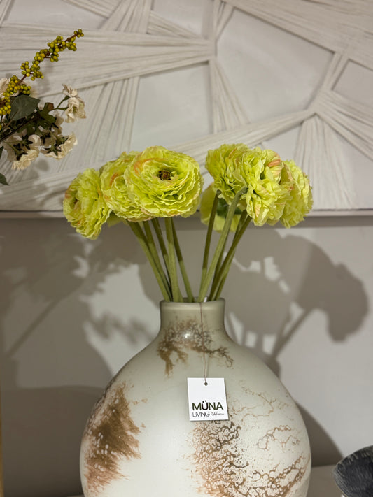 Flor RANUNCULUS verde