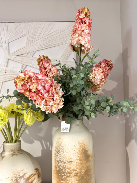 Flor HORTENSIA salmón