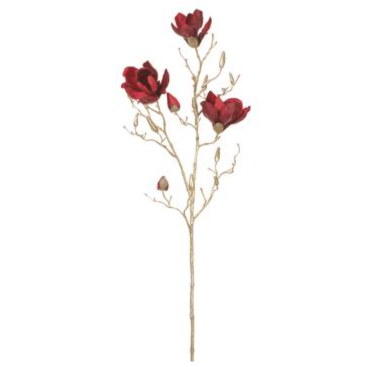Varas y flores rojo vino VR / Burgundy sprays & flowers VR