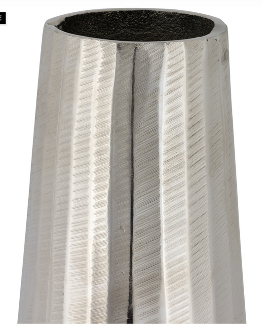 Florero plateado MAURICE