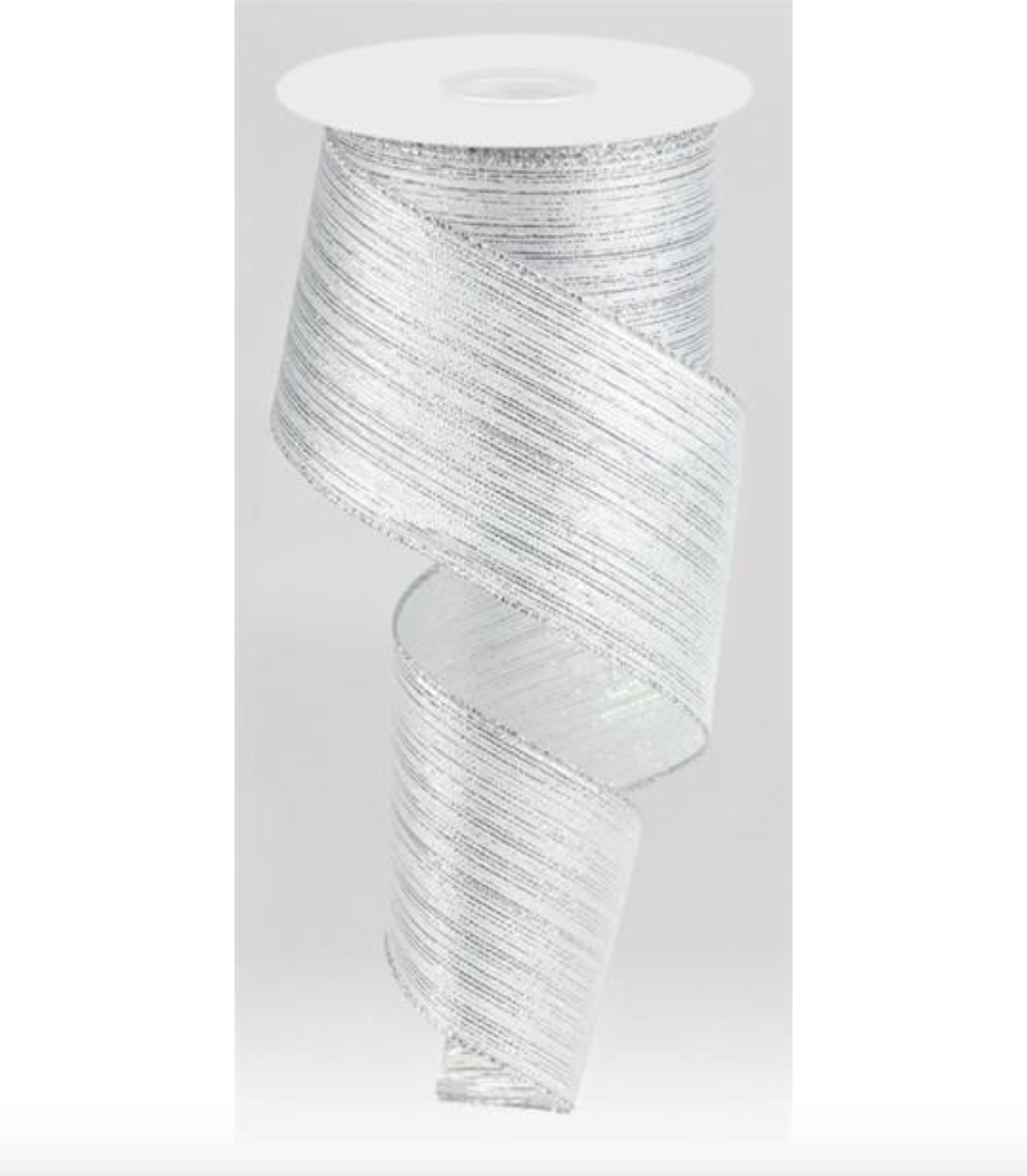 Listones blanco y plateados VR / White and silver ribbons VR