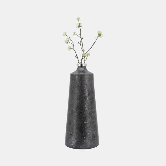 Floreros Negros de vidrio