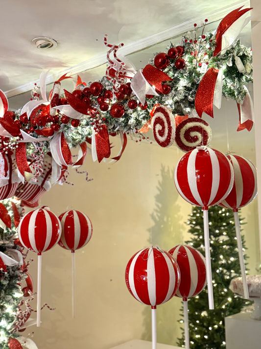 Guirnalda decorada paletas / Lolipops Garland decorated