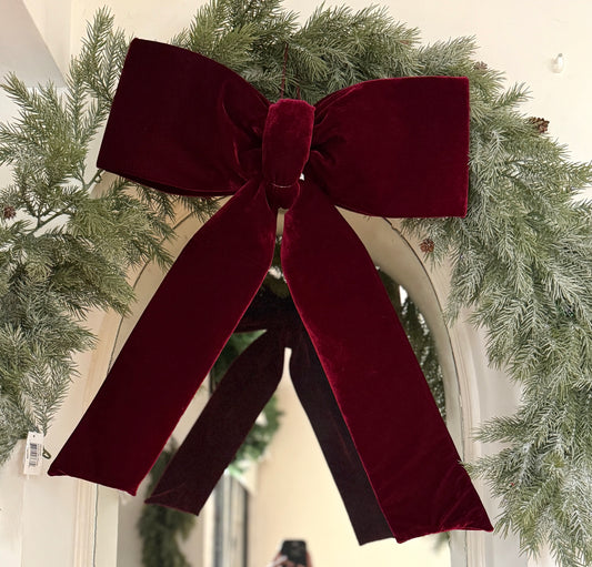 Moños vino VR / Burgundy bows VR