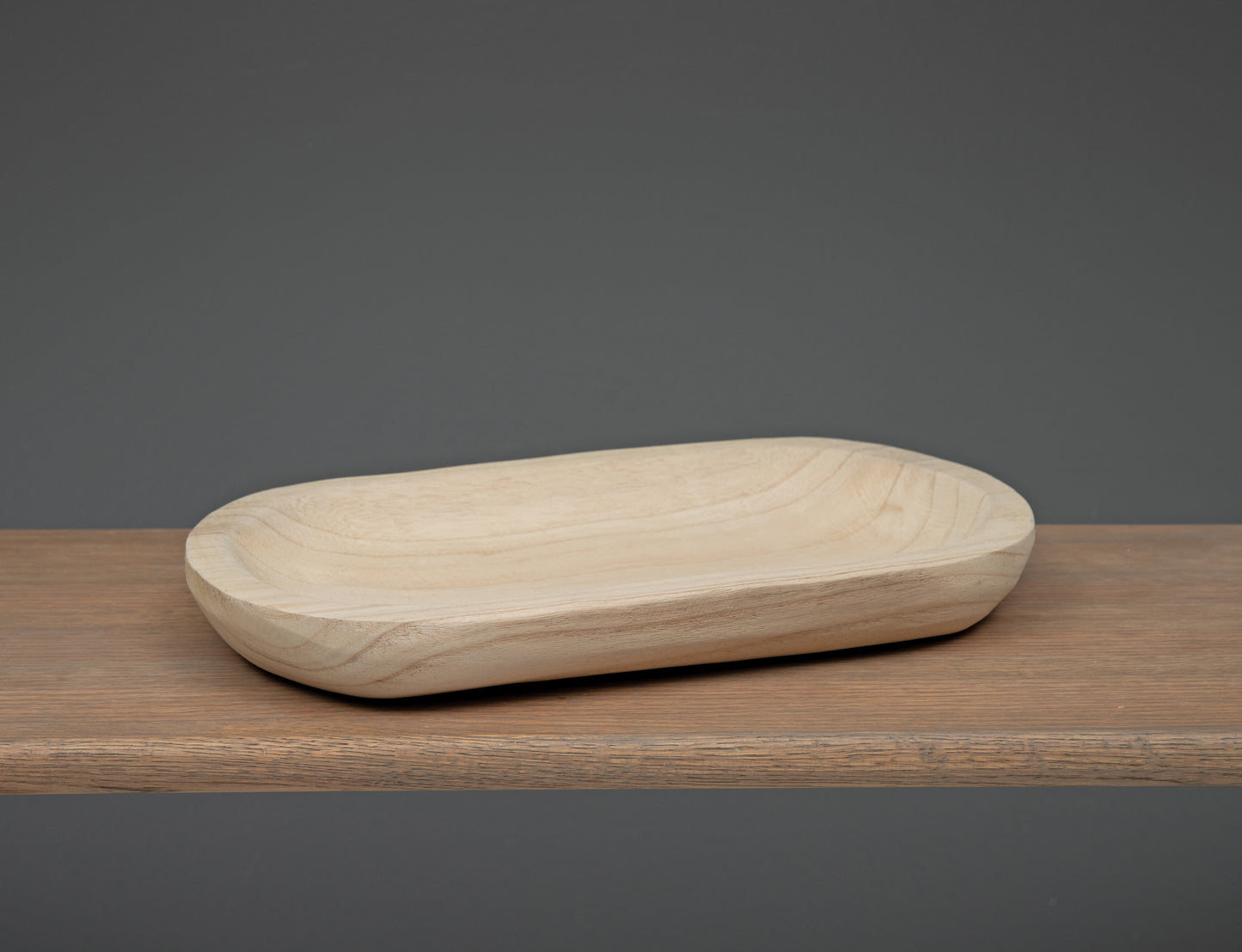 Base de madera ovalada VR / Oval wood tray VR