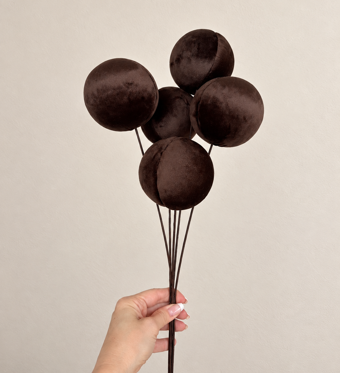 Vara de bolas de tela 60cm