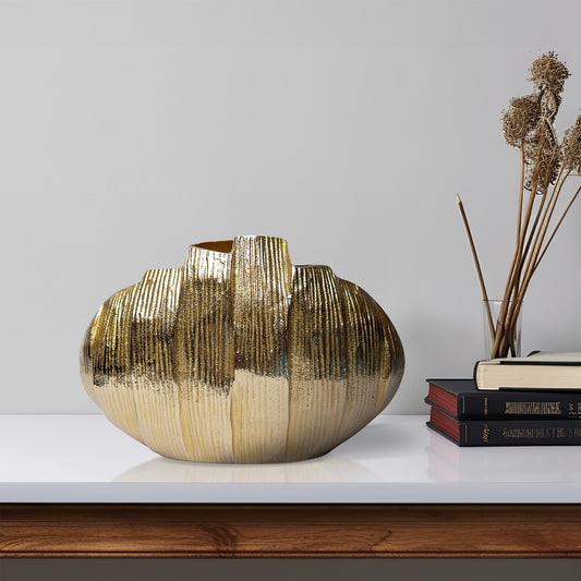 Florero dorado PAVIA