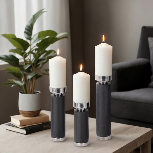 Candelabros negros ELLIOT