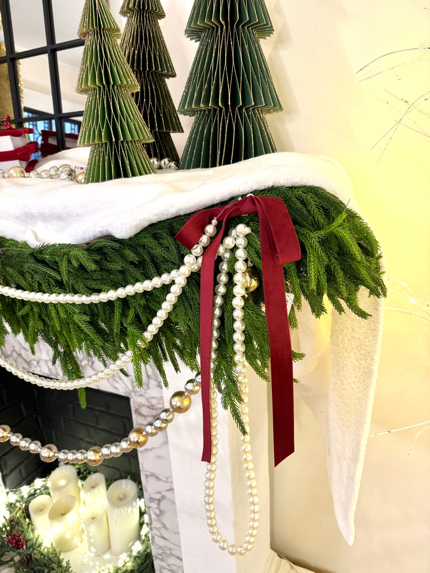 Guirnalda decorada Norfolk Champan / Norfolk Garland decorated champagne