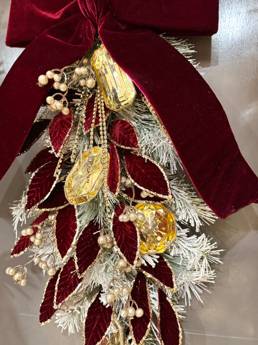 Arreglo decorado vino / Decorated garland