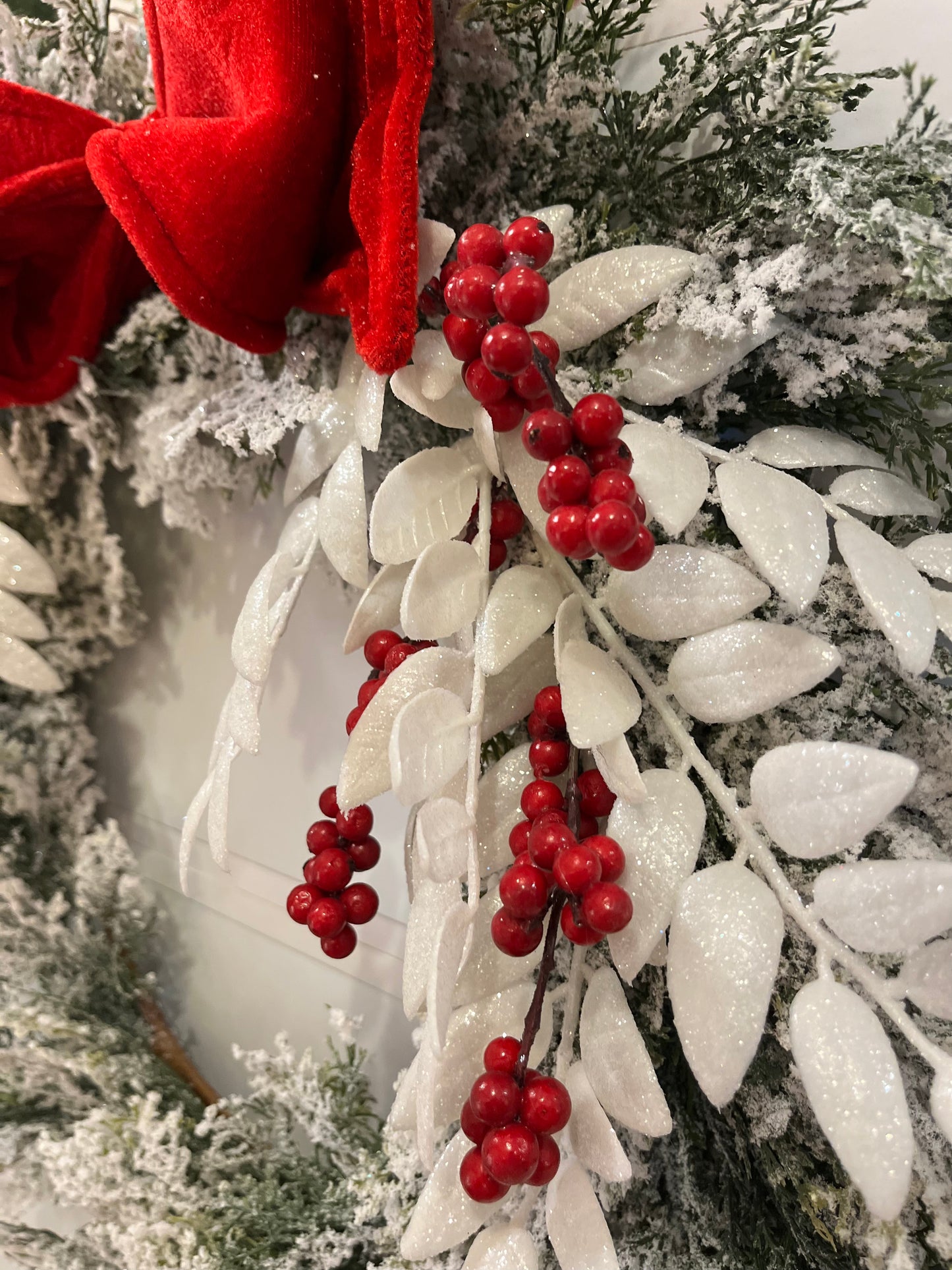 Corona decorada / Decorated wreath