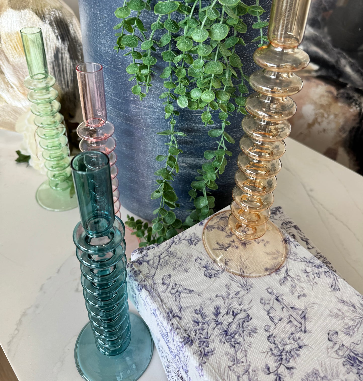 Candelabros de colores