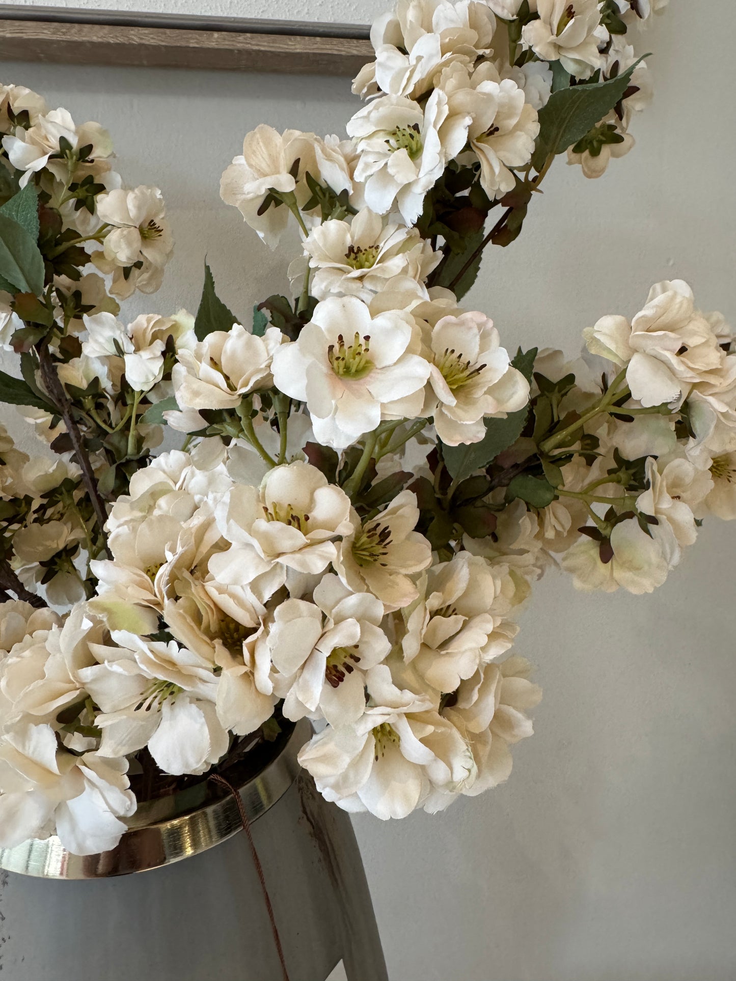 Flor CHERRY blanca