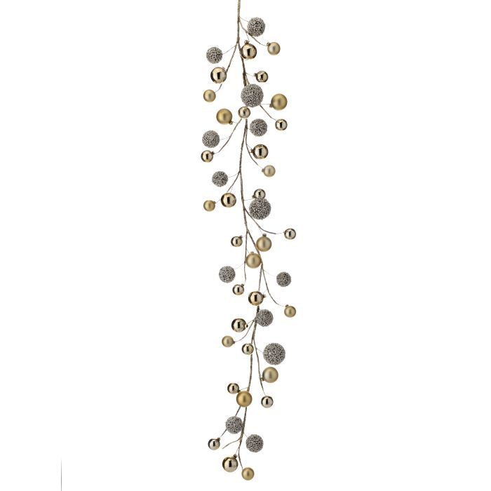 Guirnalda de bolitas esfera 1.22m / 48" Glittered ball garland