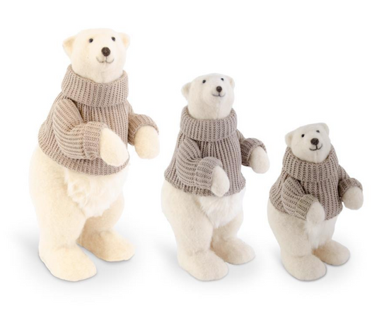 Osos con sweater set 3 / Bears Set of 3