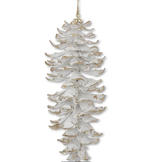Piña nevada 43cm / 17" Frosted pinecone