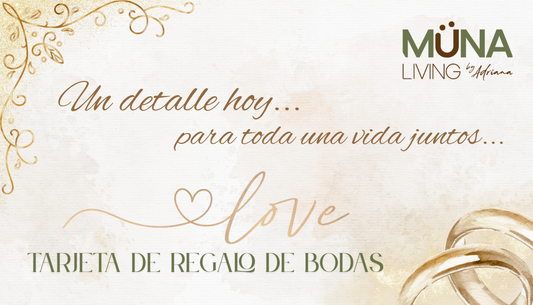 Müna Living Regalos de Boda (Tarjeta) / Wedding Gift Card