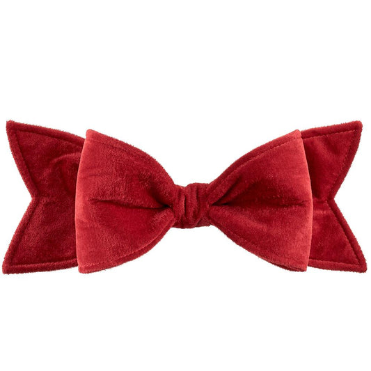 Moño rojo terciopelo / Red velvet bow