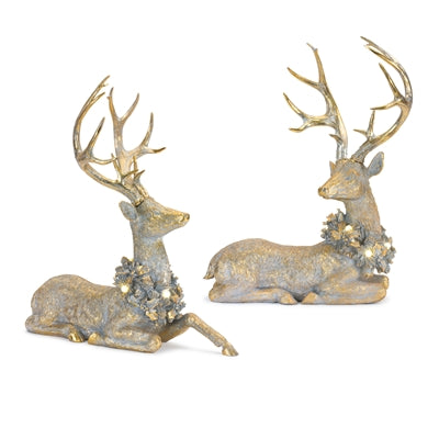 Venados dorados / Gold deers with light