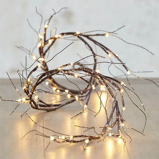 Guirnalda de luces nevada 1.80m VR / 6´ Iced lighted garland VR