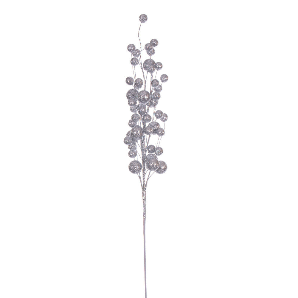 Vara de bolitas brillantina 69cm VR / 27" Glittered ball spray VR