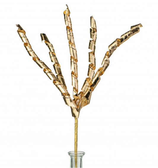 Vara Curlys dorada 48cm / 19” Gold curlys spray